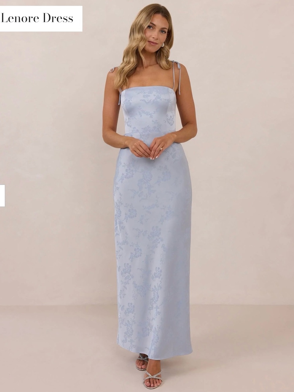Park & Fifth Light Blue Lenore Dress